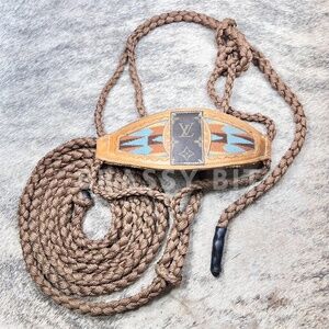 Custom Made Horse Halter w/ Bronc Noseband